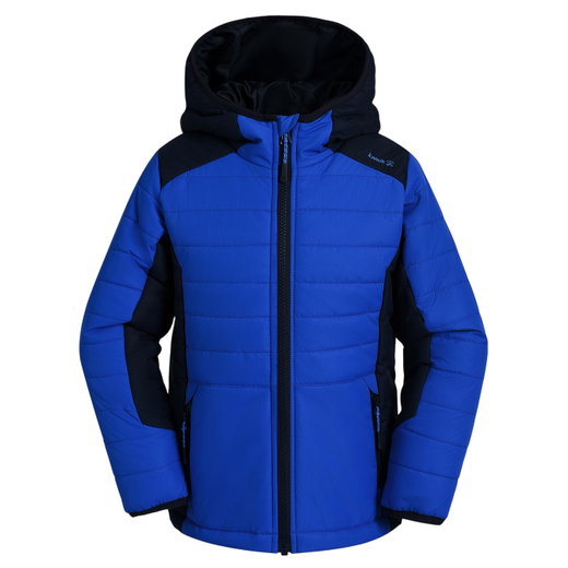 Kamik Steppjacke Nell (Ganzjahresjacke, winddicht, reflektierend) blau/dunkelblau Jungen